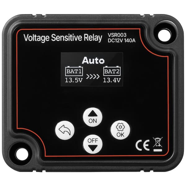 SKYSHALO Dual Battery Isolator with Smart Battery Isolator, 12