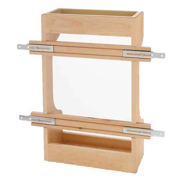 Wood 13.5 in. W Door Mount Sink Base Cabinet Storage Organizer