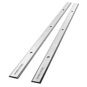12 in. x 15/32 in. x 1/16 in. High-Speed Steel Planer Knives (Set of 2)
