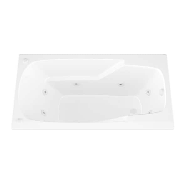 Universal Tubs Coral Series 59 in. x 32 in. Rectangular Whirlpool