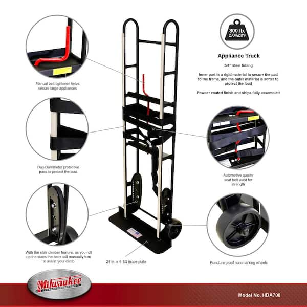 800 lb. Capacity Appliance Hand Truck