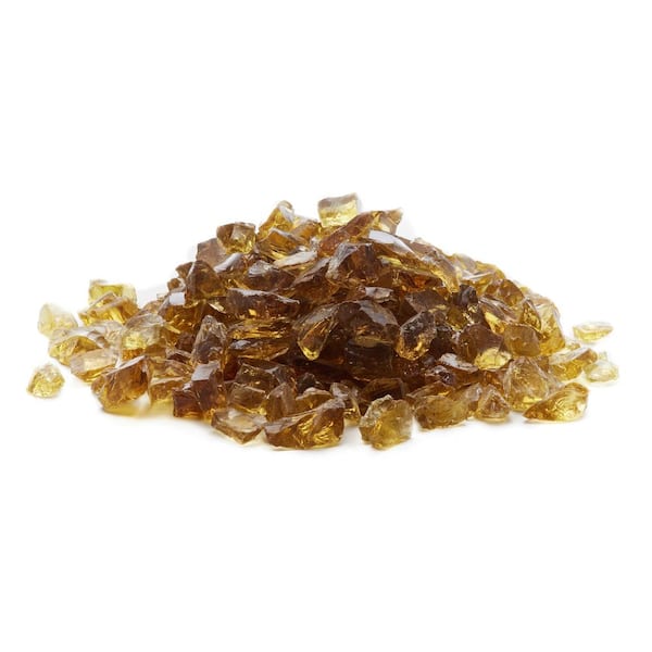 EXOTIC Fire Glass 1/2 in. to 3/4 in. Chestnut Classic Fire Glass (10 lbs. Bag)