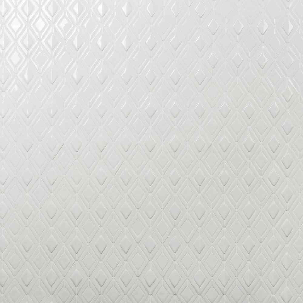 Glacier White Irregular Glass Mosaic Tile Sheet