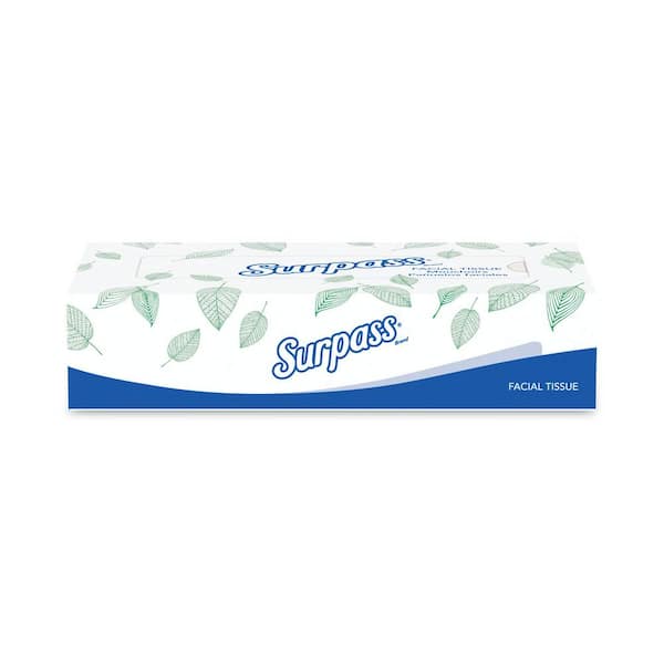 Kimberly-Clark PROFESSIONAL Surpass Facial Tissue 2-Ply (100-Count