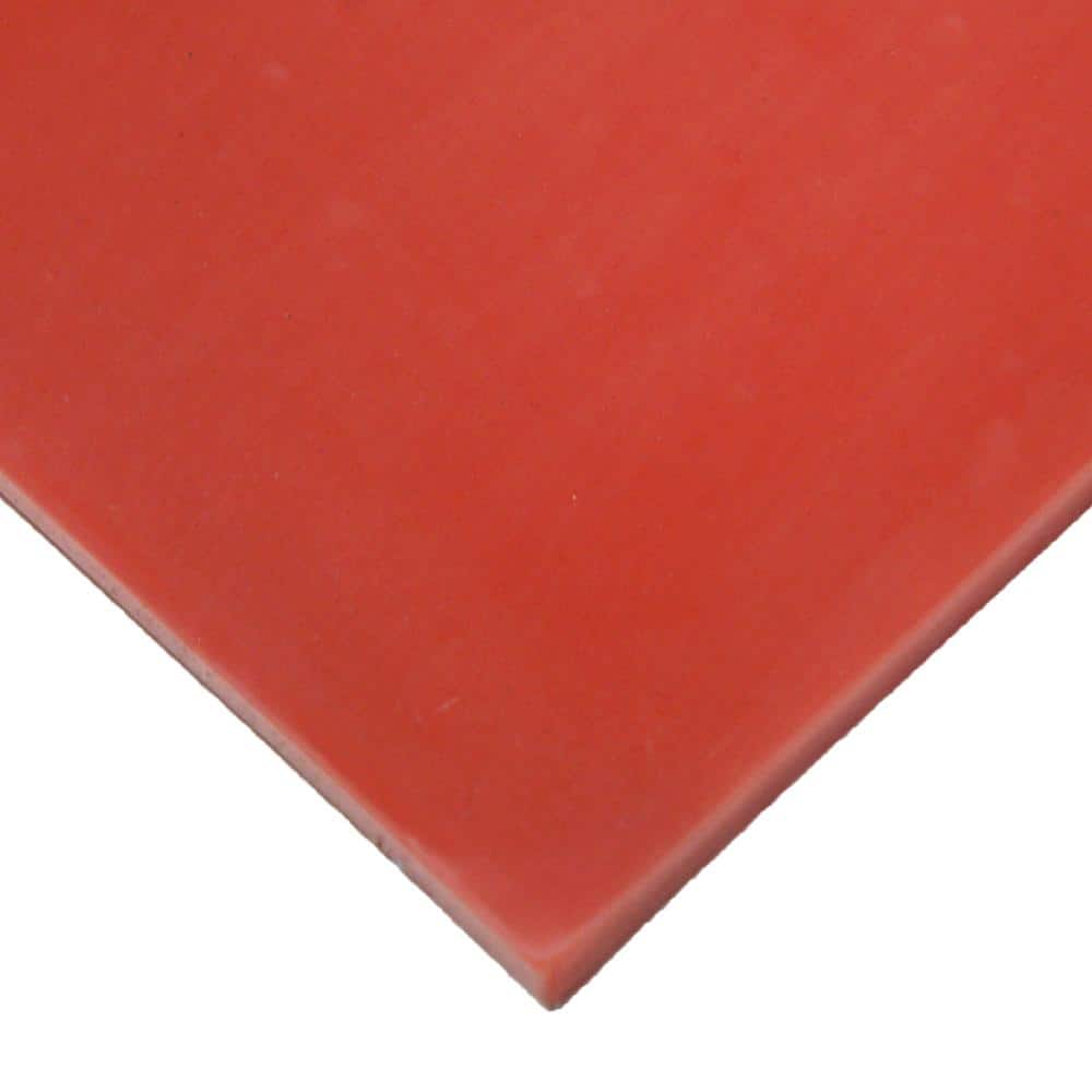 Rubber Cal 20-119 Silicone 1/8 in. x 36 in. x 48 in. Translucent Commercial Grade Translucent 60A Rubber Sheet