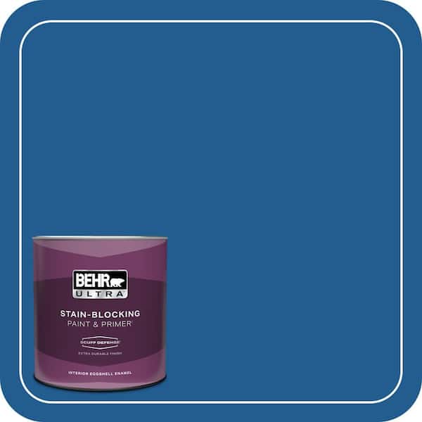 BEHR ULTRA 1 qt. #S-G-570 Sapphire Lace Extra Durable Eggshell Enamel Interior Paint & Primer