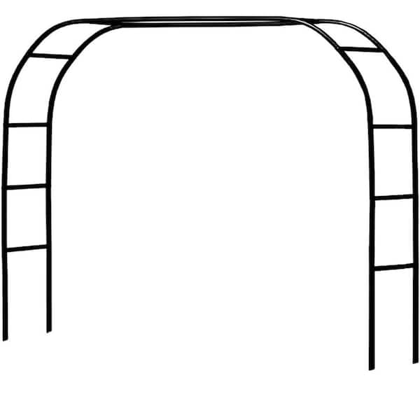 SenQWFa 95 in. Metal Pergola Arbor Trellis for Various Climbing Plant Wedding Garden Arch Bridal Party Decoration
