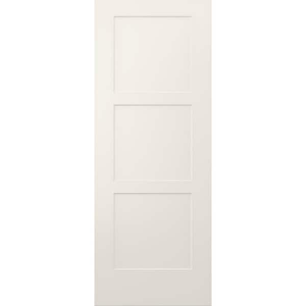 JELD-WEN 32 in. x 80 in. Birkdale Primed Smooth Hollow Core Molded Composite Interior Door Slab