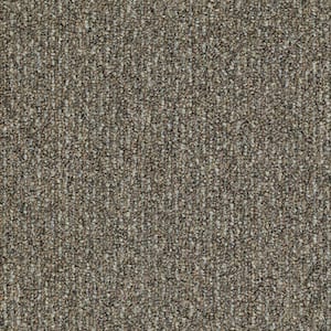 Fallbrook - Beechnut - Brown 19 oz. SD Olefin Berber Installed Carpet