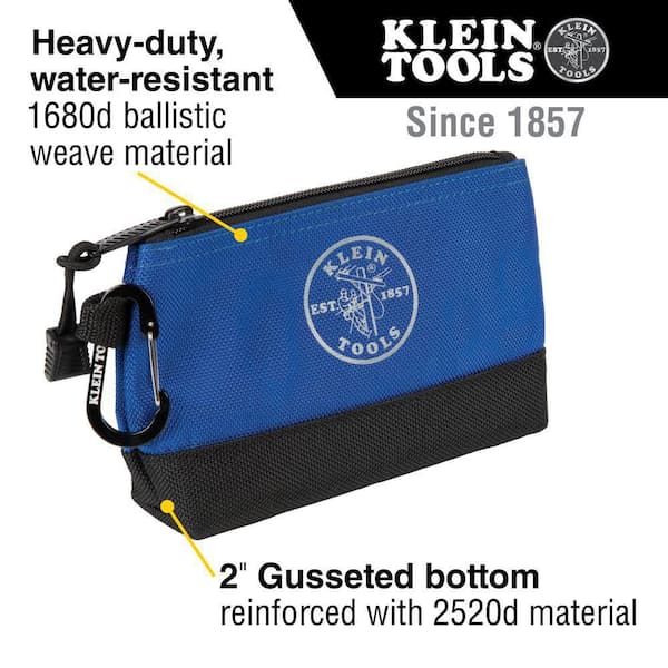 Klein Tools 7 in. and 14 in. Stand-up Zipper Bags (2-Pack) 55559