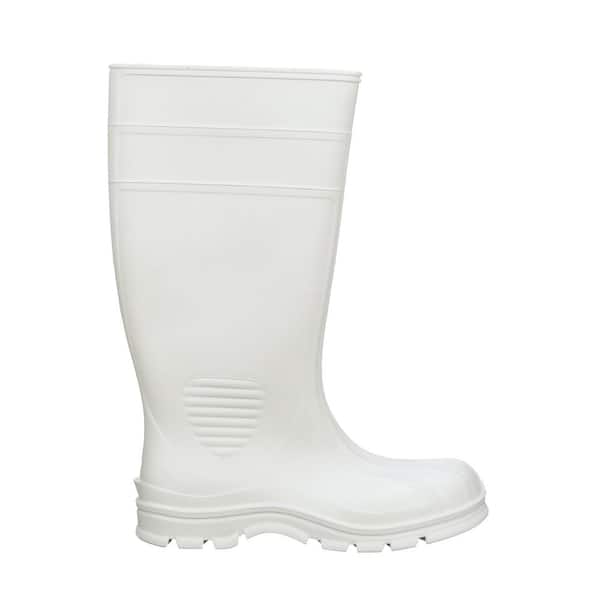 Brace udvide biografi Premium White Steel Toe PVC Boot Men's Size 11 70665-11 - The Home Depot