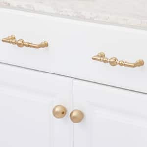 Firenze Collection 5 1/16 in. (128 mm) Champagne Bronze Traditional Round Cabinet Bar Pull