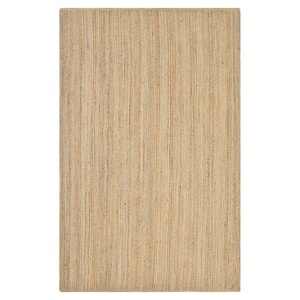 Avi Jute Natural 8 ft. x 10 ft. Hand Woven Contemporary Transitional Area Rug