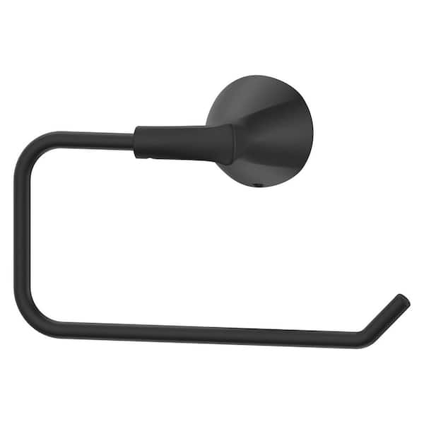 Willa Wall Mounted Towel Ring in Matte Black