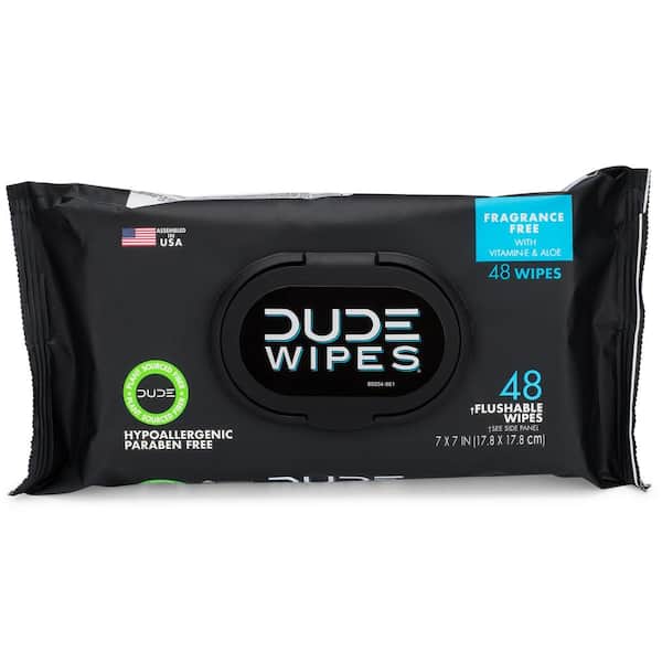 DUDE PRODUCTS DUDE Wipes Dispenser Flushable (48-Count)