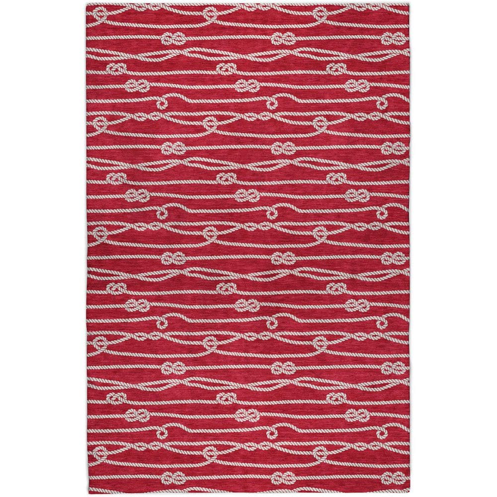 Dream Shag Premium Machine Washable Abstract ADS152 Red 9 ft. x 12 ft. Area Rug price history on PriceWatchPro