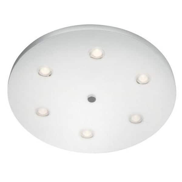 Philips Louise 6-Light White Ceiling Flushmount