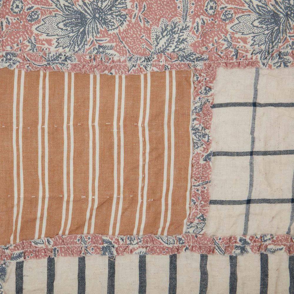 Kaila Patchwork Quilted Cotton Standard Sham in Autumn Hues