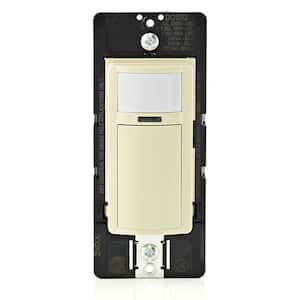 2 Amp Single Pole Decora Motion Sensor In-Wall Switch, Auto-On in Ivory