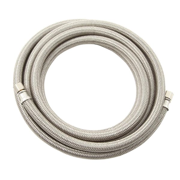 Polymer 12ft Braided Icemaker Water Connector Everbilt BRAND F20200108 for sale online 