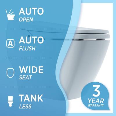 Prodigy Smart Toilet Bidet System with Auto open, Auto Flush