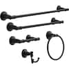 Delta Chamberlain Double Towel Hook Bath Hardware Accessory in Matte Black  CML35-MB-R - The Home Depot