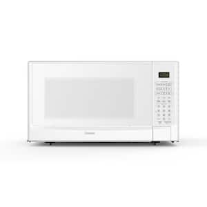 21.8 in. W 1.4 cu ft Microwave in White with Sensor Cooking