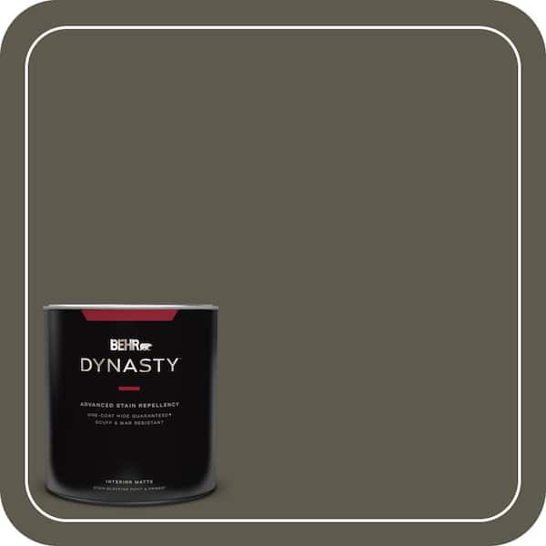 BEHR DYNASTY 1 qt. #780D-7 Wild Rice Matte Interior Stain-Blocking Paint and Primer