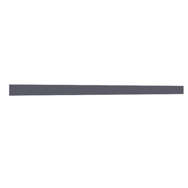 LIFEART CABINETRY Lancaster 96-in. W x 0.25-in. D x 4.5-in. H in Toe Dark Gray Kick