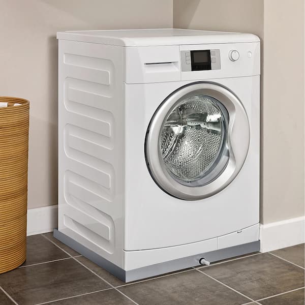 32 x 30 x 2.5 in. Washing Machine Pan 18 GA Thickness Galvanized Heavy Duty Compact Washer Drip Tray with Hose Adapter