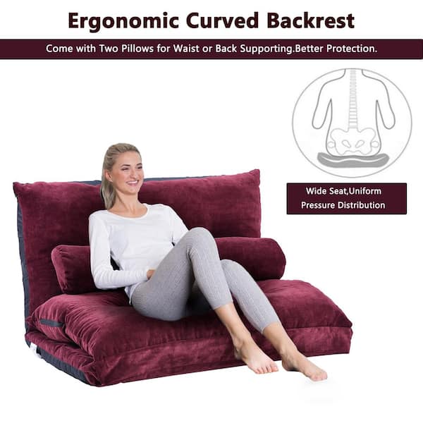 Rectangular Sofa Pillow Tatami Back Cushion Soft Backrest Waist