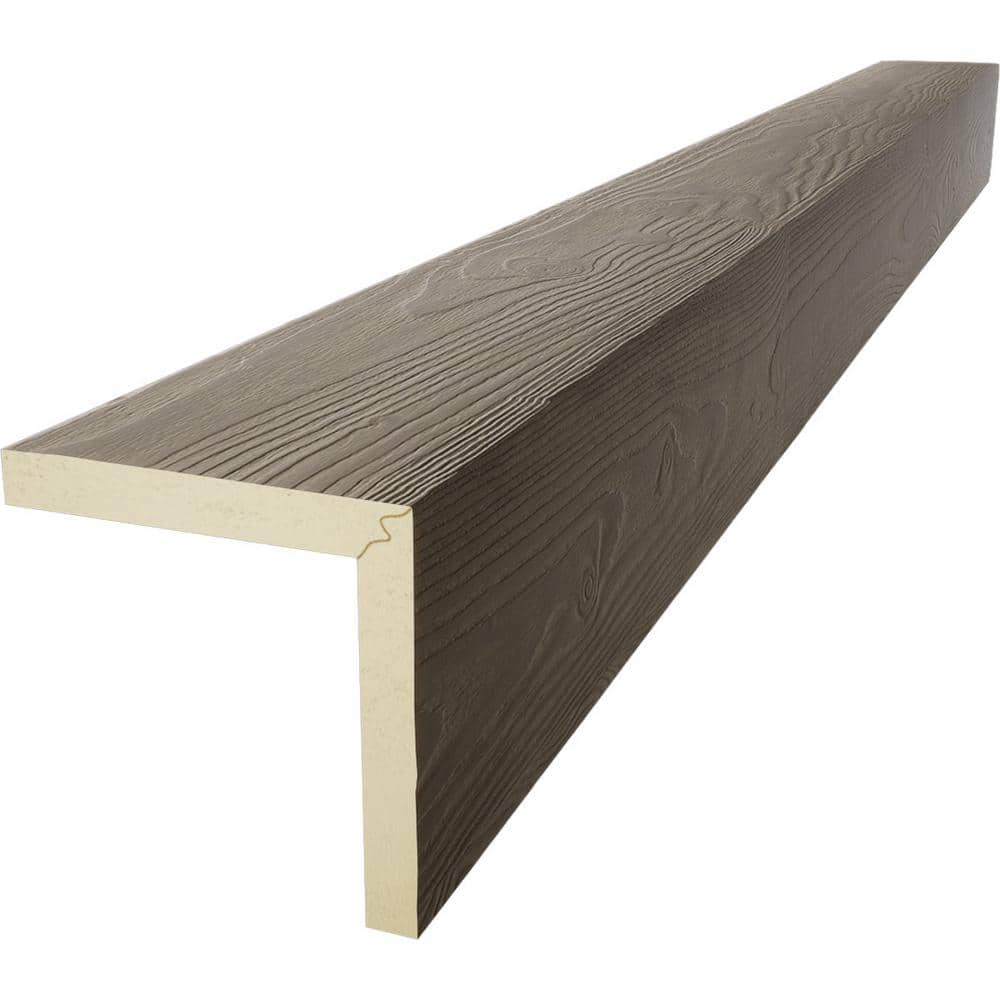 Rustic Taupe Faux Wood Ceiling Beam 6"H x 8"W x 12'L