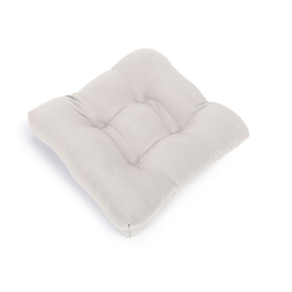 Sunrise Reversible Indoor/Outdoor Seat Cushion Eggshell