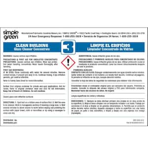 Clean Building Glass Cleaner Secondary Label (10 Pack)
