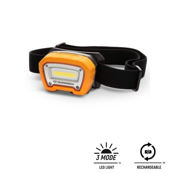 400 Lumen Lithium-Ion USB-C Rechargeable Head Light with Hands-Free On/Off