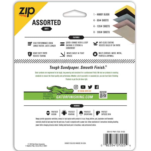 Gator Micro Zip Sanding - 30 pack