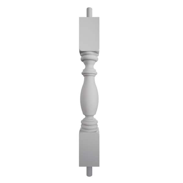 Endurathane 500 Series 18 in. H x 2.5 in. W White Resin Stair Baluster