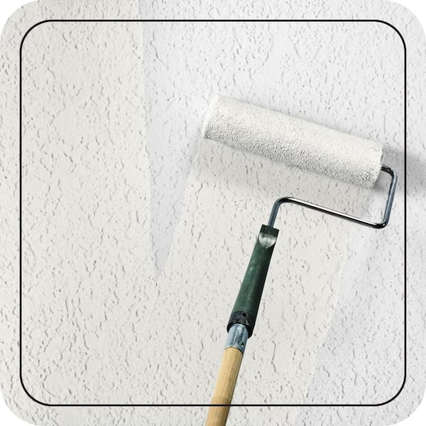 5 gal. #MS-31 White Satin Interior/Exterior Masonry, Stucco and Brick Paint