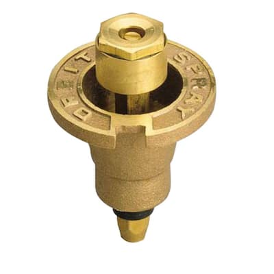1/2 in. Pattern Brass Pop-Up Head with Brass Nozzle