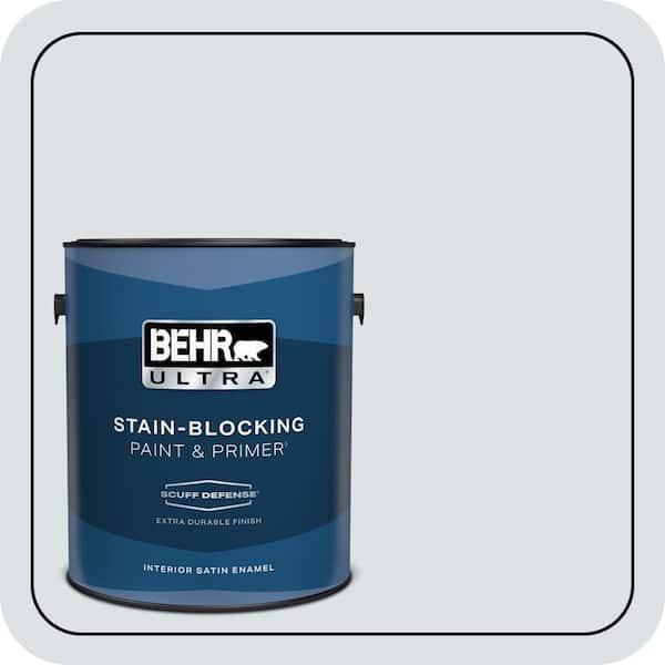 BEHR ULTRA 1 gal. #ECC-32-2 Beach Wind Extra Durable Satin Enamel Interior Paint & Primer