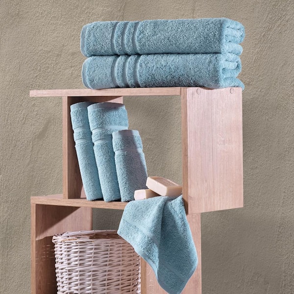  Hawmam Linen Cream 6 Piece Bath Towels Set for Bathroom  Original Turkish Cotton Soft, Absorbent and Premium 2 Bath Towels, 2 Hand  Towels, 2 Washcloths (Sea Salt) : Home & Kitchen