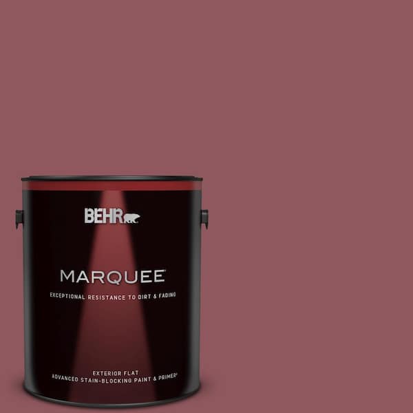 BEHR MARQUEE 1 gal. #PMD-33 Fragrant Cherry Flat Exterior Paint & Primer