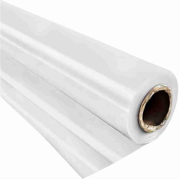 Angel Sar 8 ft. x 25 ft. Superior Toughness Clear Plastic Greenhouse Film UV Resistant