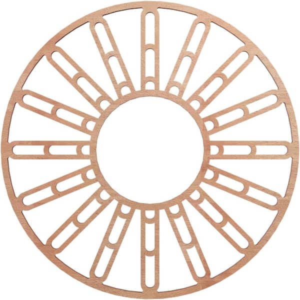 Ekena Millwork 0.25 in. x 5.75 in. x 16 in. Wood Medallion Moulding