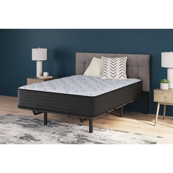 Signature DESIGN BY ASHLEY Elite Springs Firm Queen Firm Memory Foam 14 in. Bed-in-a-Box Mattress