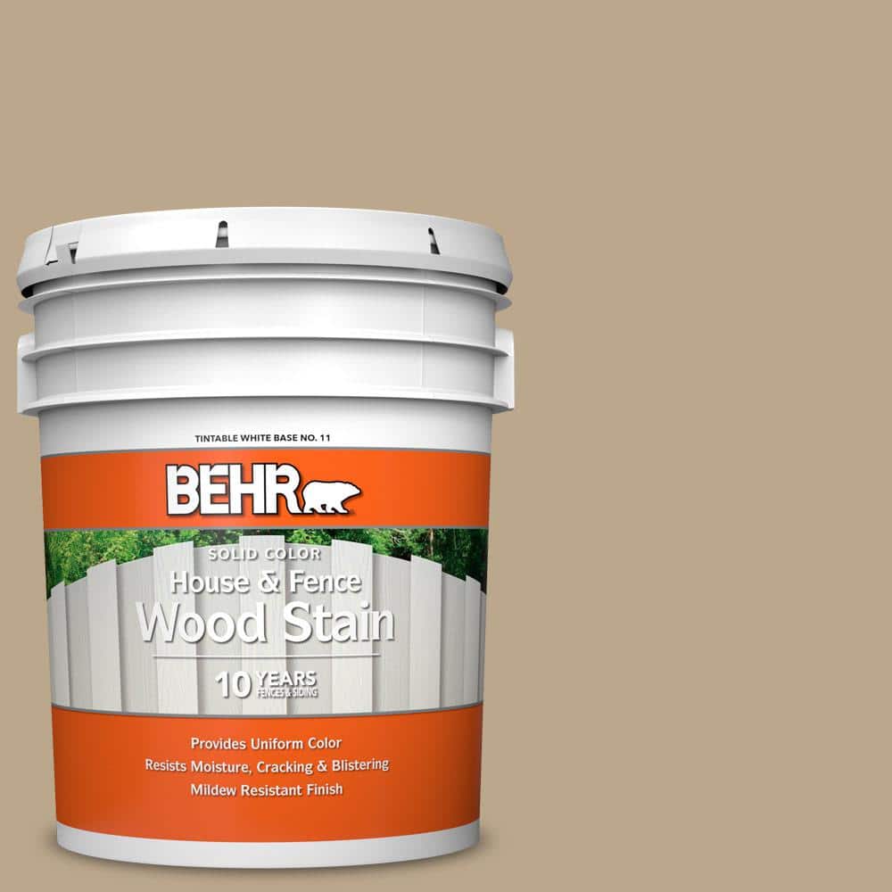 5 gal. #HDC-NT-16 Natural Chamois Solid Color House and Fence Exterior Wood