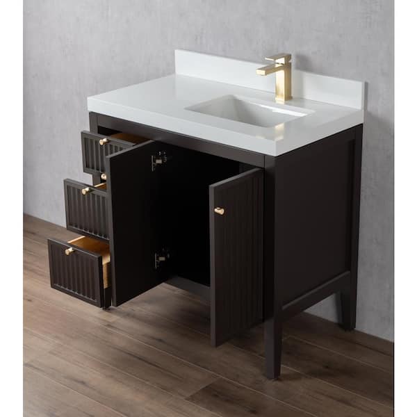 Davos 36 in. Single Vanity (Espresso)