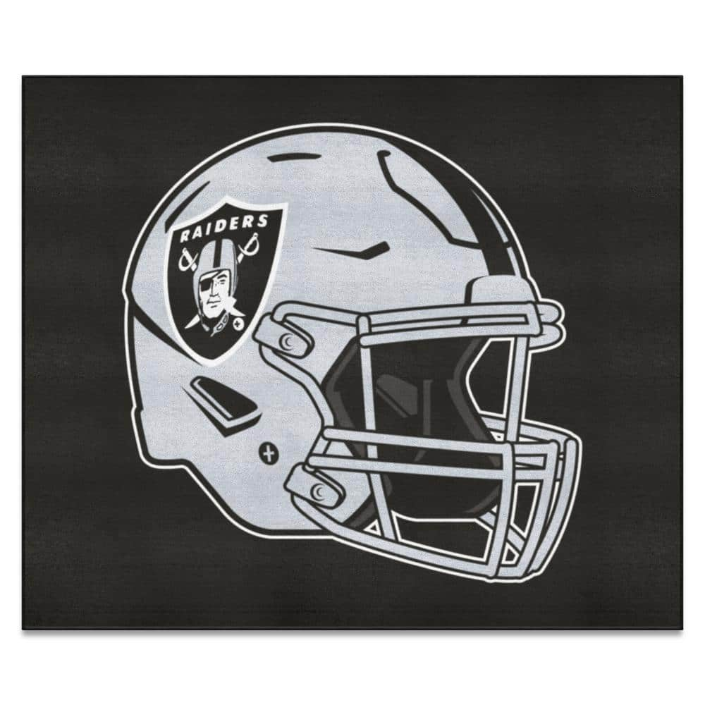 FANMATS NFL - Las Vegas Raiders Helmet Rug - 5ft. x 6ft. 5939 - The Home  Depot