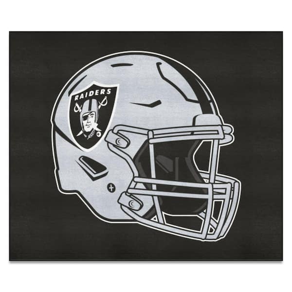 FANMATS NFL - Las Vegas Raiders Helmet Rug - 5ft. x 6ft. 5939