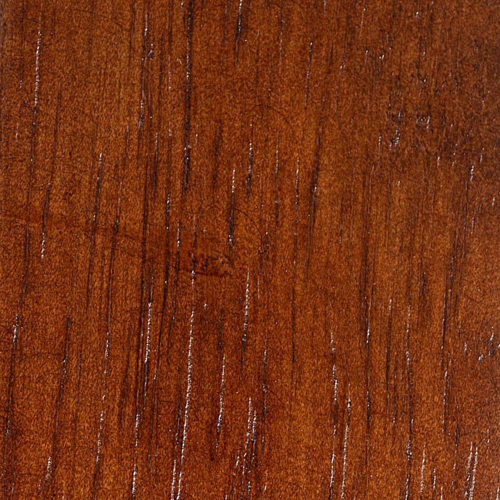 Kennedy Backless Walnut Brown Wood Counter Stool